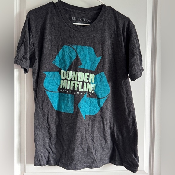 Dunder Mifflin The Office Gray T-Shirt - Picture 2 of 9